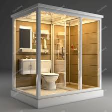 Prefab Bathroom Unit Shower Toilet