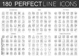 180 Outline Mini Concept Icons Symbols