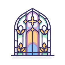 Stain Glass Window Vector Design Images