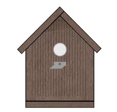 A Bird House From Decking Offcuts