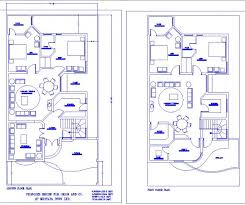 2bhk G 1 House Plan Autocad Dwg File