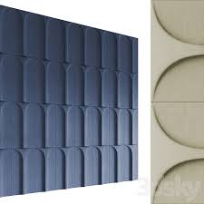 Arc Acoustic Wall Panel By Stone 3d