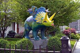 Dinosaur Sculptures For The Dinosaurs