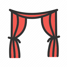 Curtain Curtains Fabric Red Stage