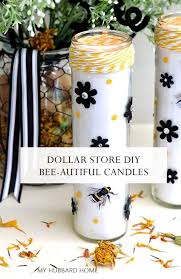 Dollar Bee Candles Diy Craft