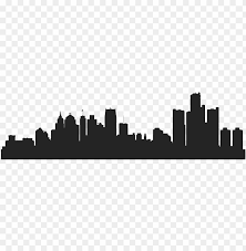 Detroit City Skyline Silhouette Png