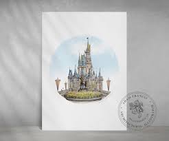 Disney World Castle Art Print Taken