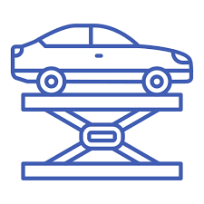 Hydraulic Car Generic Simple Colors Icon