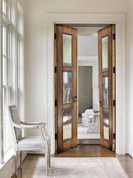 Solid Wood Lite French Door Antique