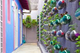 Urban Vertical Garden Built From