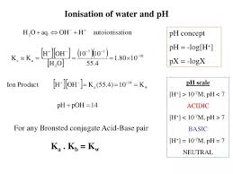 Ppt Ionisation Of Water And Ph