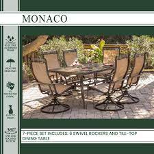 Hanover Monaco 7 Piece Aluminum Outdoor