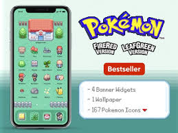 Ios 167 Icons Pokemon Fire Red Leaf