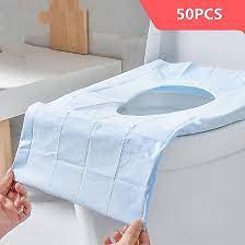 50pcs Non Woven Disposable Toilet Seat