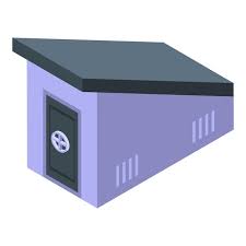 Safety Shelter Icon Isometric