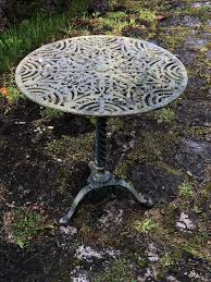 Antique Cast Iron Garden Table Garden