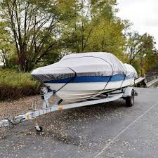 gray v hull runabout mooring boat cover