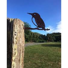 Rustic Metal Bird Art New Zealand Nature