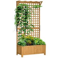 Outsunny Raised Garden Bed Wood