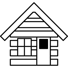 Cabin House Outline Free Vector Icons