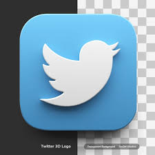 Twitter Apps 3d Logo Trend Design