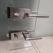 Stainless Steel Glass Door Lock Glass
