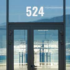 Vinyl Address Numbers For Glass Doors