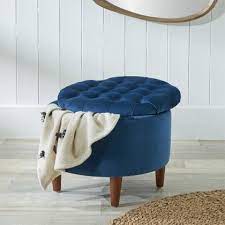 Footstools Leather And Upholstered