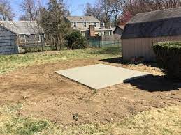 Shed Foundations Installed In Nj Site