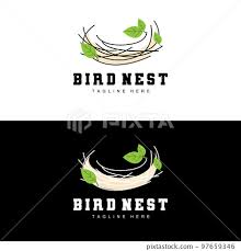 Bird S Nest Logo Design Bird House