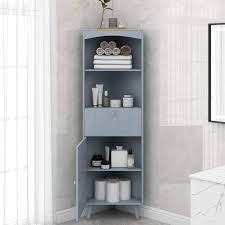 Bathroom Wall Cabinet With Open Shelves