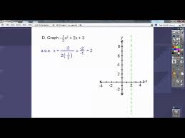 Graph Y Ax Squared Bx C Section