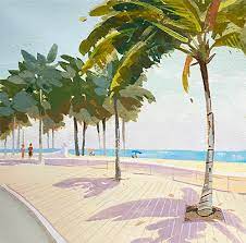 How To Paint Palm Trees P J Cook
