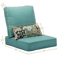 Deep Seat Single Chair Sofa Cushion