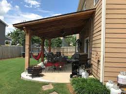 Shed Roof Awnings Patio Makeover