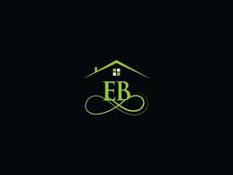 Minimalist Eb Real Estate Luxury Logo