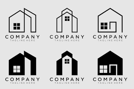Logo Design Real Estate Vector Icon