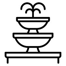 Fountain Good Ware Lineal Icon