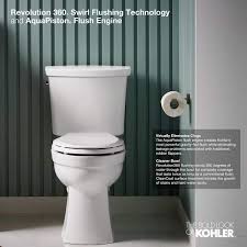 Kohler K 32810 0 Kelston Two Piece Elongated Toilet 1 28 Gpf In White