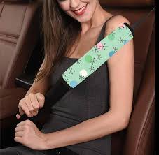 Pastel Green Seat Belt Cover Cute 50s
