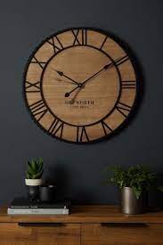 Natural Bronx 60cm Wooden Wall Clock