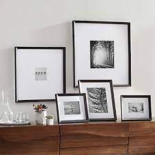 Icon Wood Black Frame Gallery Set Of 7