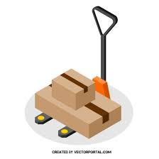 Pallet Truck Royalty Free Stock Vector