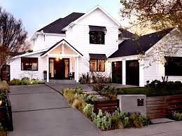 White Homes With Black Shutters