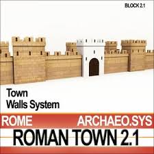 Roman Town Gate Walls System A 2 1