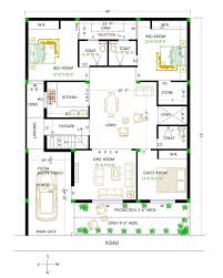 40x50 Modern House Plan