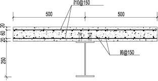 concrete slab steel beam