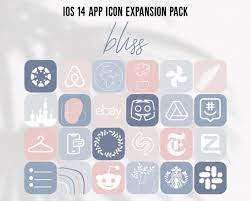 Ios14 Blue App Icons Rose App Icon