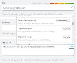 Set Meta Descriptions In Rank Math