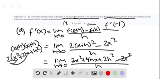 The Slope Of The Graph Of The Function